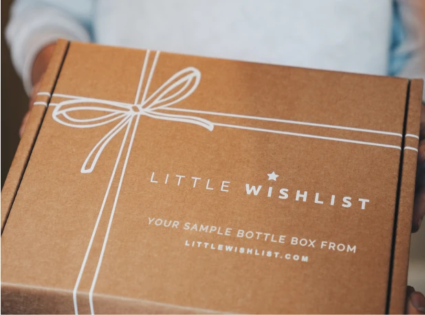 Little Wishlist sample bottle box